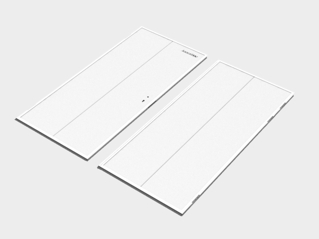 Полотно двери (активная и пассивная створки).